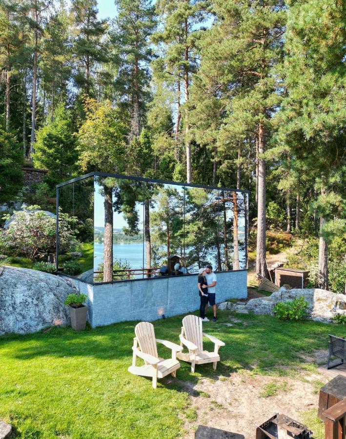 Hektner The Wonderinn Mirrored Glass Cabin - Wonderinn Delta מראה חיצוני תמונה